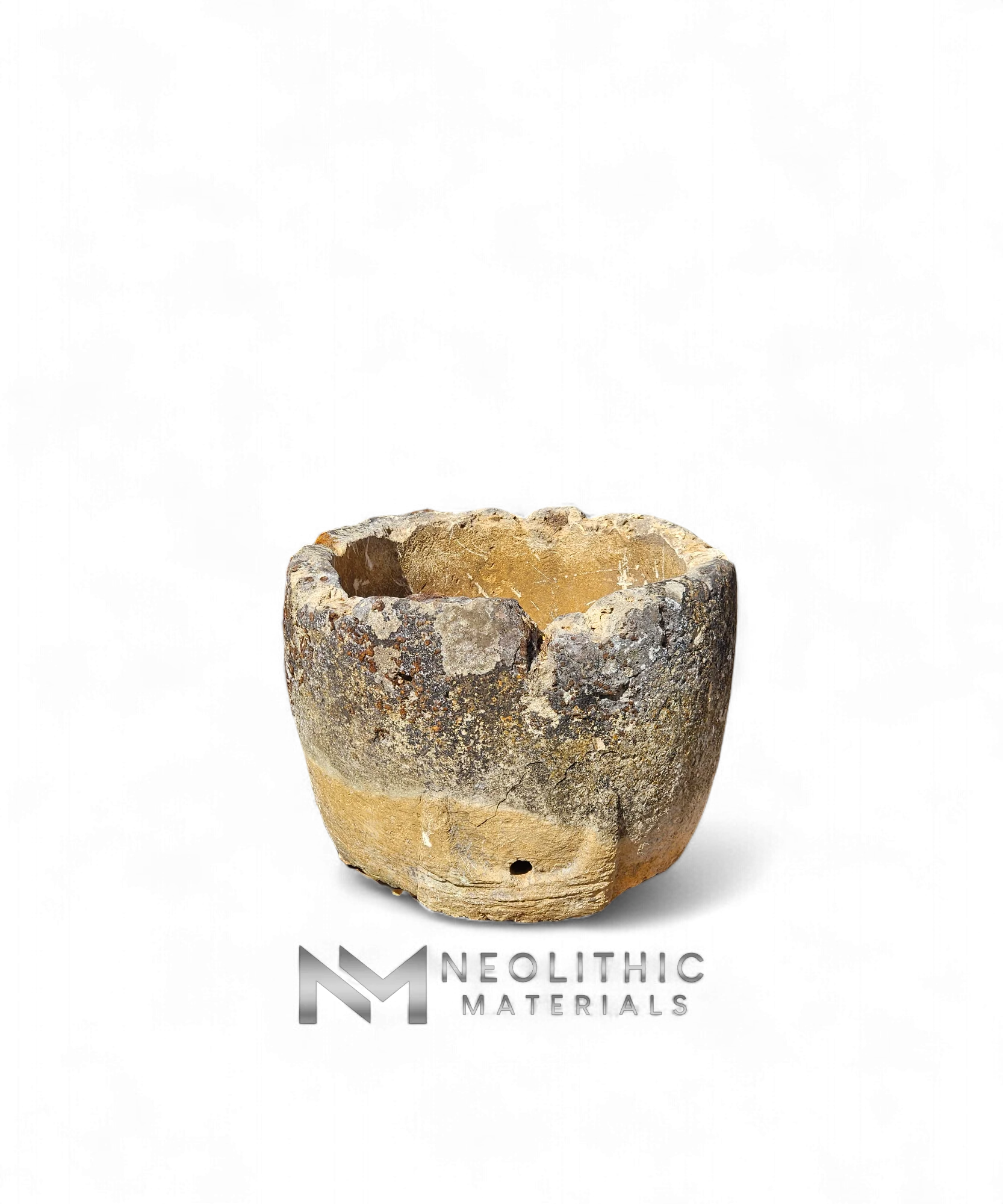 18th Century Antique French Round Limestone Trough - Image 1